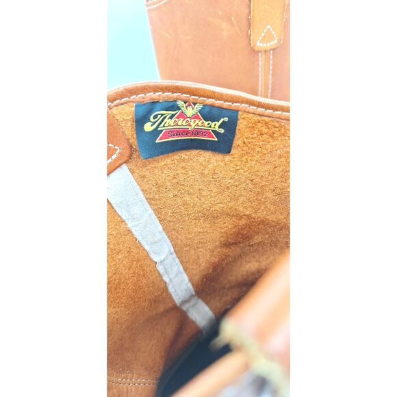 Mens Thorogood Work Boots Pre-Owned Steel Toe Size 12 EE - Picture 11 of 13